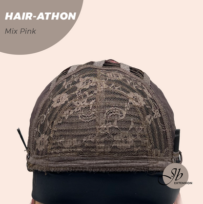 JBEXTENSION 18 Inches Curly Mix Pink Headband Wig HAIR-ATHON - MIX PINK