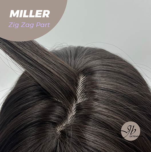 JBEXTENSION 26 Inches Soft Black Curly Wig With Bangs MILLER