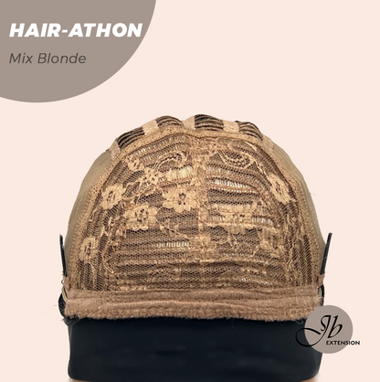 JBEXTENSION 18 Inches Curly Mix Blonde Headband Wig HAIR-ATHON - MIX BLONDE