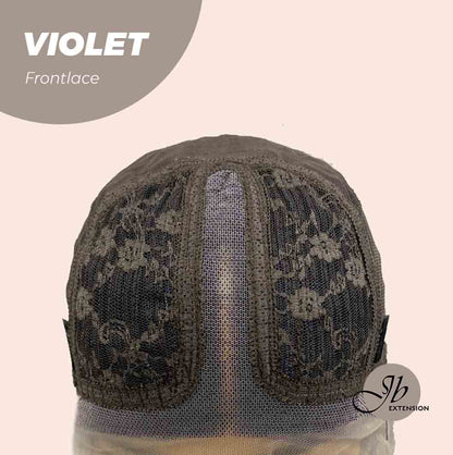 [FINAL SALE] JBEXTENSION 26 Inches Dark Purple Color Long Straight Frontlace Glueless Wig VIOLET