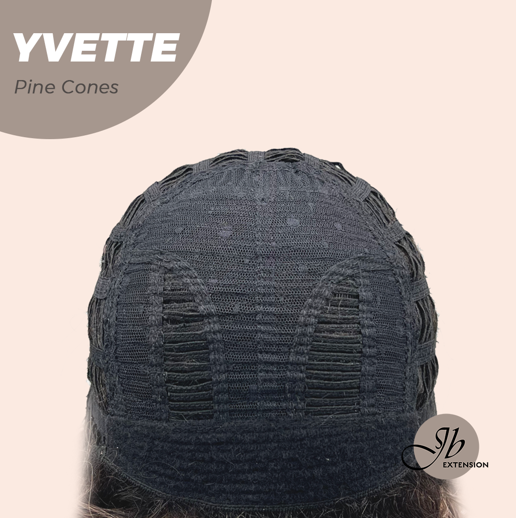 [FINAL SALE] JBEXTENSION 14 Inches Extra Curly Pine Cones Wig Women Fashion Full Machine Wig YVETTE PINE CONES【PLUS PERMATEASE】【BENDY EAR TABS】