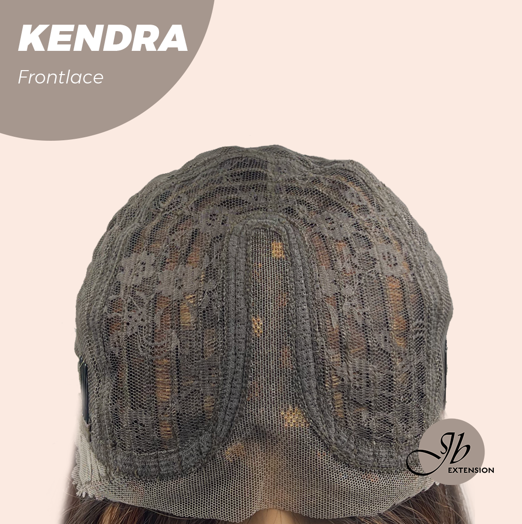 [FINAL SALE] JBEXTENSION 16 Inches Auburn Highlight Pre-Cut Frontlace Glueless Wig KENDRA