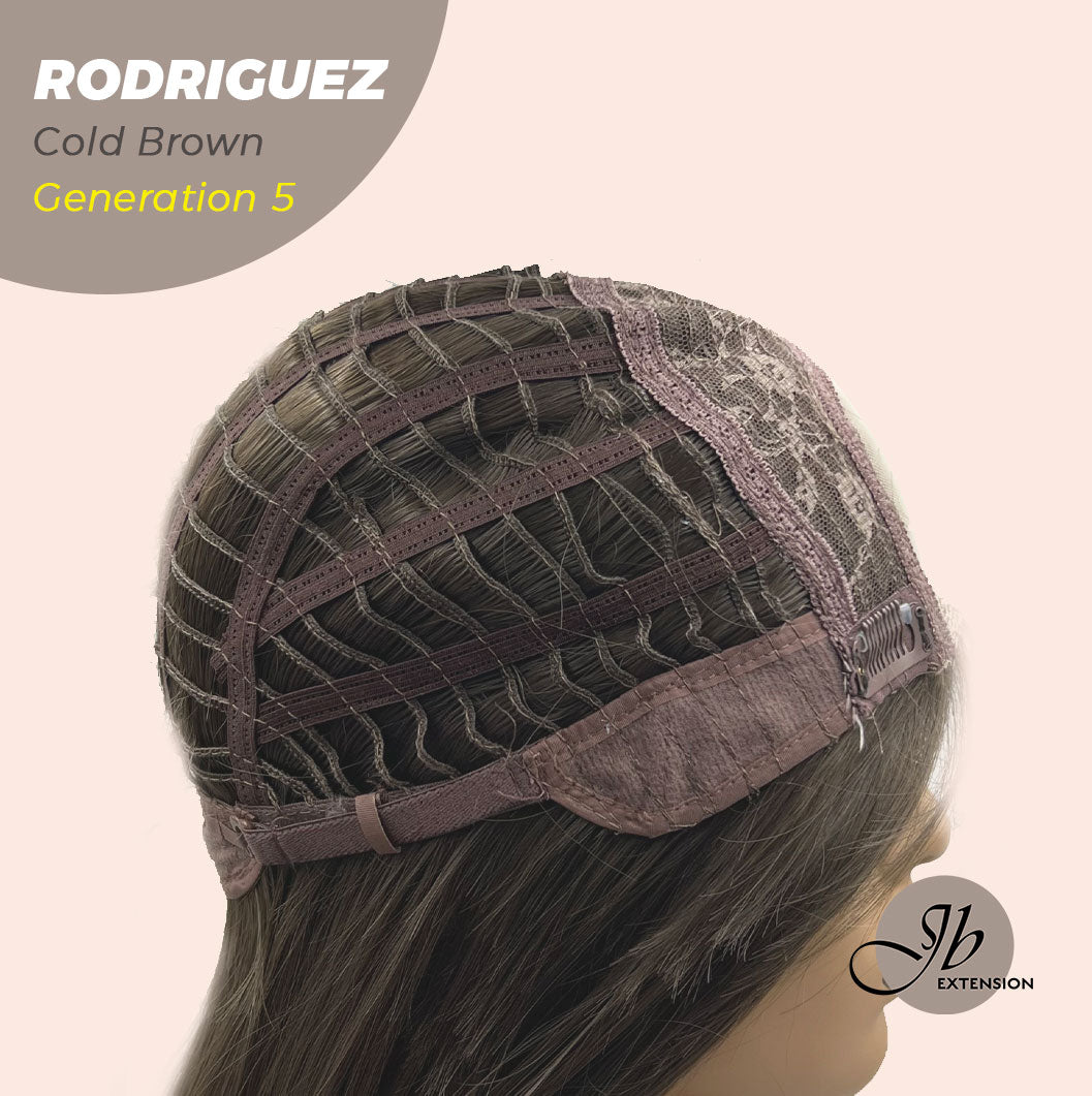 JBEXTENSION GENERATION FIVE 28 Inches Long Straight Cold Brown Wig RODRIGUEZ COLD BROWN  G5