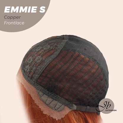 [FINAL SALE] JBEXTENSION 22 Inches Curly Copper Pre-Cut Frontlace Glueless Wig EMMIE S COPPER