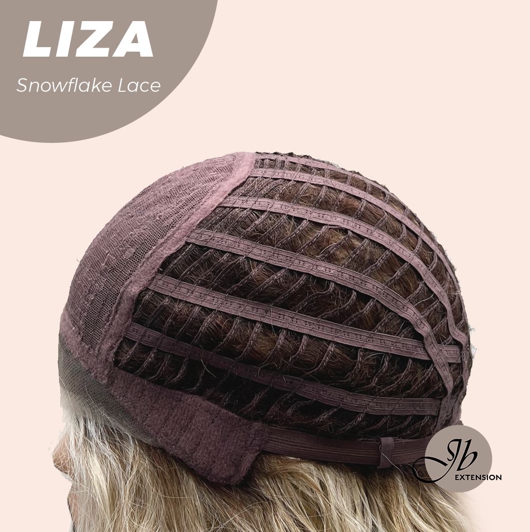 [PRE-ORDER] JBEXTENSION 19 Inches Deep Curly Blonde Pre-Cut Snowflake Lace Frontlace Glueless Wig LIZA SNOWFLAKE【PERMATEASE】【BENDY EAR TABS】