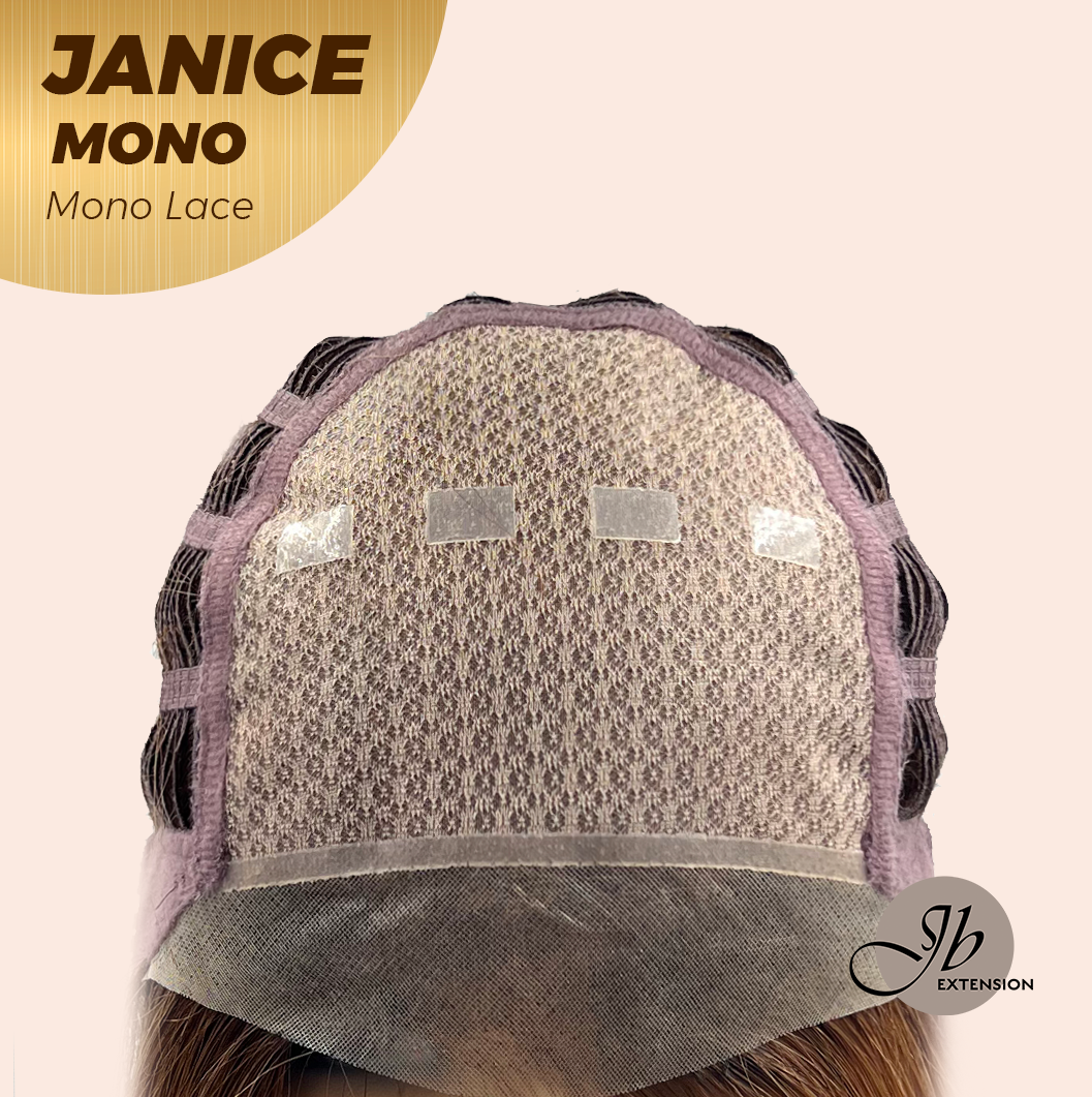 [PRE-ORDER] JBEXTENSION JANICE MONO Monofilament Handmade Wig 6X5 Full Monofilament Hand Tied Top Wig 20 Inches Copper Mono Lace Wig With Anti-slip Silicone Strips Glueless Wig JANICE MONO【BENDY EAR TABS】