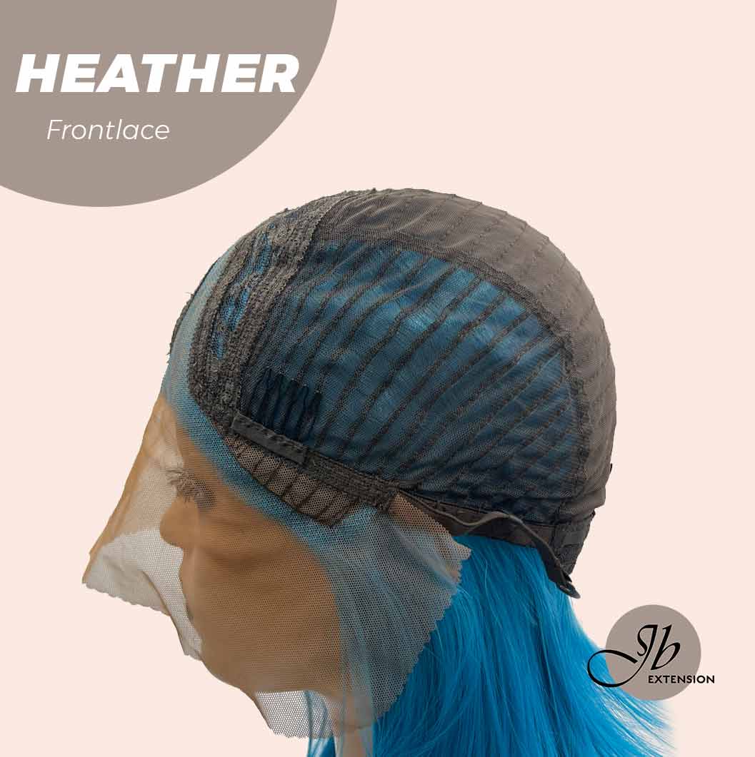 [FINAL SALE] JBEXTENSION 15 Inches Blue Straight Side Part Frontlace Wig HEATHER