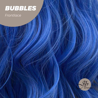 [FINAL SALE] JBEXTENSION 24 Inches Mix Blue Body Wave Pre-Cut Frontlace Glueless Wig BUBBLES