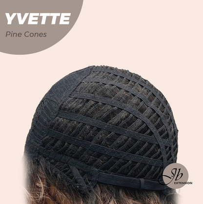 [FINAL SALE] JBEXTENSION 14 Inches Extra Curly Pine Cones Wig Women Fashion Full Machine Wig YVETTE PINE CONES【PLUS PERMATEASE】【BENDY EAR TABS】