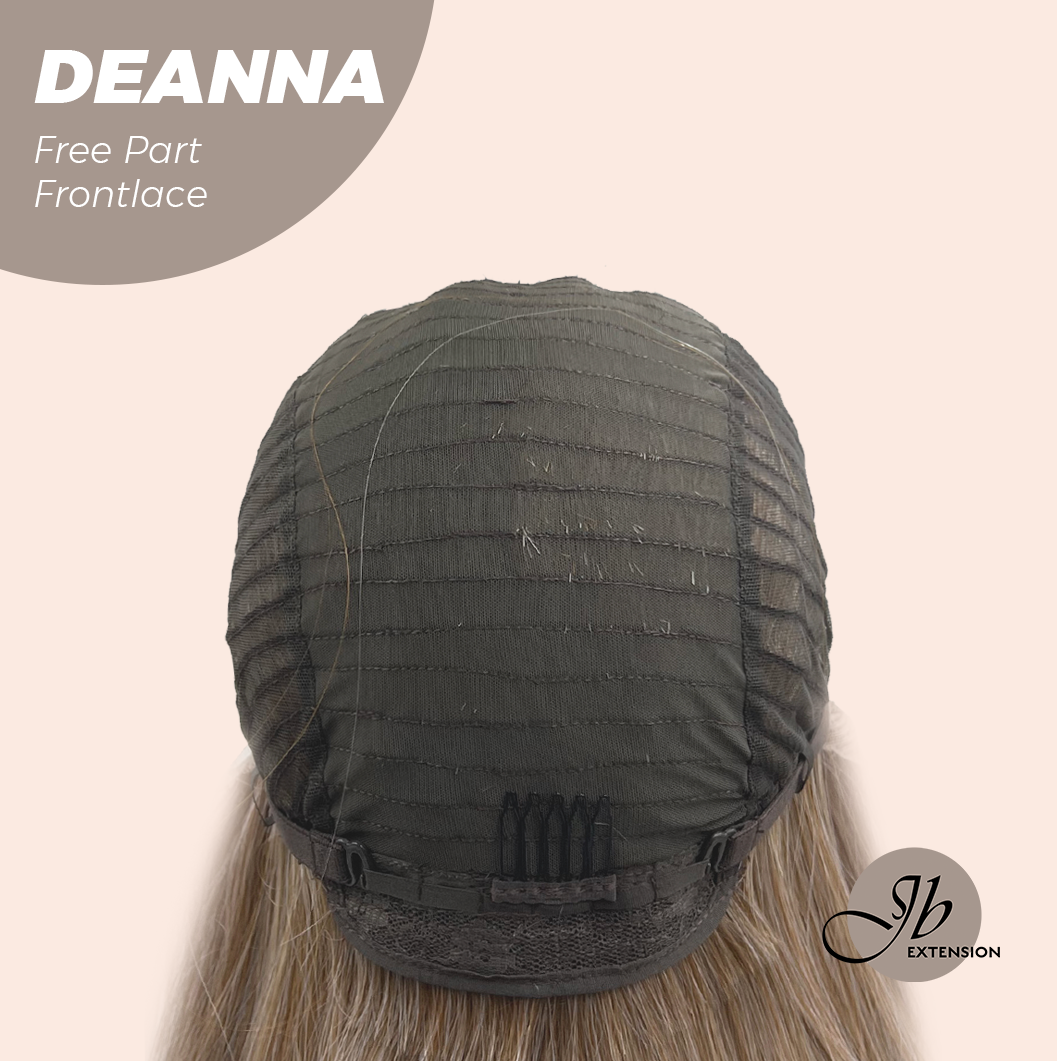 Nichole's Selection - 28 Inches Apricot Free Part Frontlace Glueless Wig DEANNA FREE PART