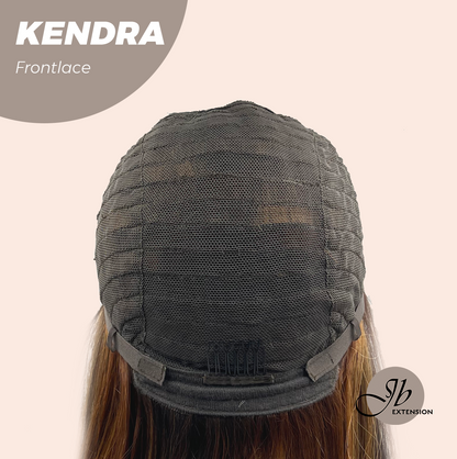 [FINAL SALE] JBEXTENSION 16 Inches Auburn Highlight Pre-Cut Frontlace Glueless Wig KENDRA
