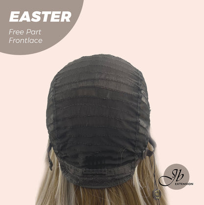 [FINAL SALE] JBEXTENSION 25 Inches Mix Blonde Curly Free Part Pre-Cut Frontlace Glueless Wig EASTER