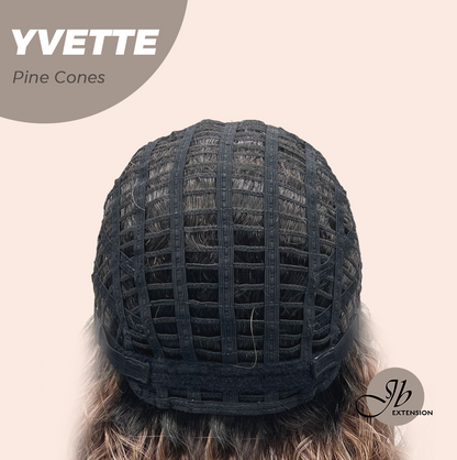 [FINAL SALE] JBEXTENSION 14 Inches Extra Curly Pine Cones Wig Women Fashion Full Machine Wig YVETTE PINE CONES【PLUS PERMATEASE】【BENDY EAR TABS】