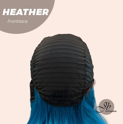 [FINAL SALE] JBEXTENSION 15 Inches Blue Straight Side Part Frontlace Wig HEATHER