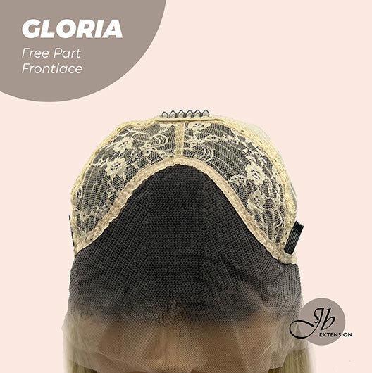 [FINAL SALE] JBEXTENSION 30 Inches Blonde With Dark Root Extra Long Straight Lace Front Wig.Pre Plucked 6*14 HD Transparent Lace Frontal Glueless Wig GLORIA